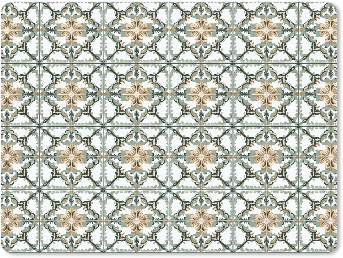 Muismat 12x10 cm - Mousepad Floraal - Verweerd - Keurrijk - Muismatten