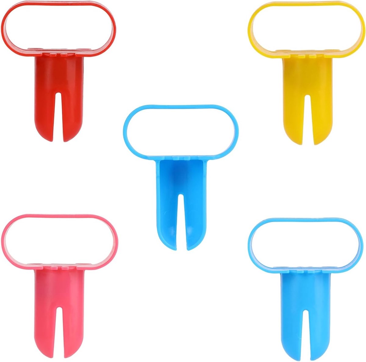 Set van 5 Ballonbindgereedschappen voor Feesten, Verjaardagen en Bruiloften - Kleurige en Snelle Ballonknopen, Ideaal voor Decoratie en Creatieve Projecten