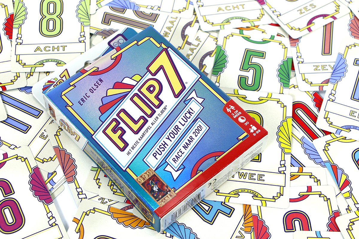 999 Games - Flip 7 - Nederlandse versie! - Zenuwslopend Kaartspel - Snel en Makkelijk te Leren - Het ideale kaartspel voor kleine en grote groepen - Partyspel - Compact Familiespel — afbeelding 17