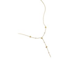 Gouden Y-Ketting met Hartjes en Zirkonia – Dames Ketting – Verstelbaar – Elegant & Trendy