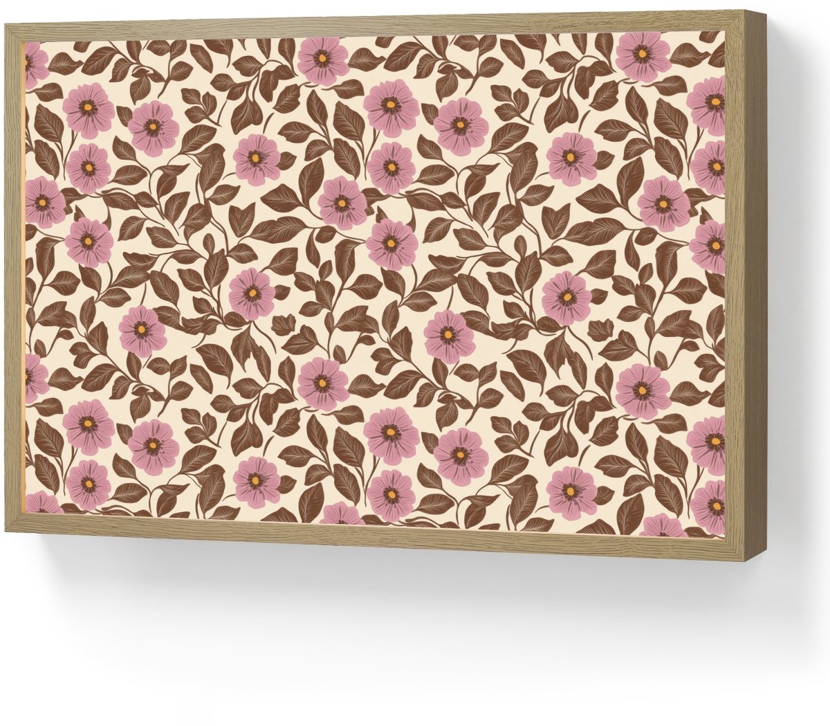 Wandlamp 60x40 cm - Oplaadbaar - Bloemen - Bladeren - Kleurrijk - Wandlampen binnen woonkamer - Slaapkamer lamp - Decoratieve nachtlamp - Vloerlamp draadloos
