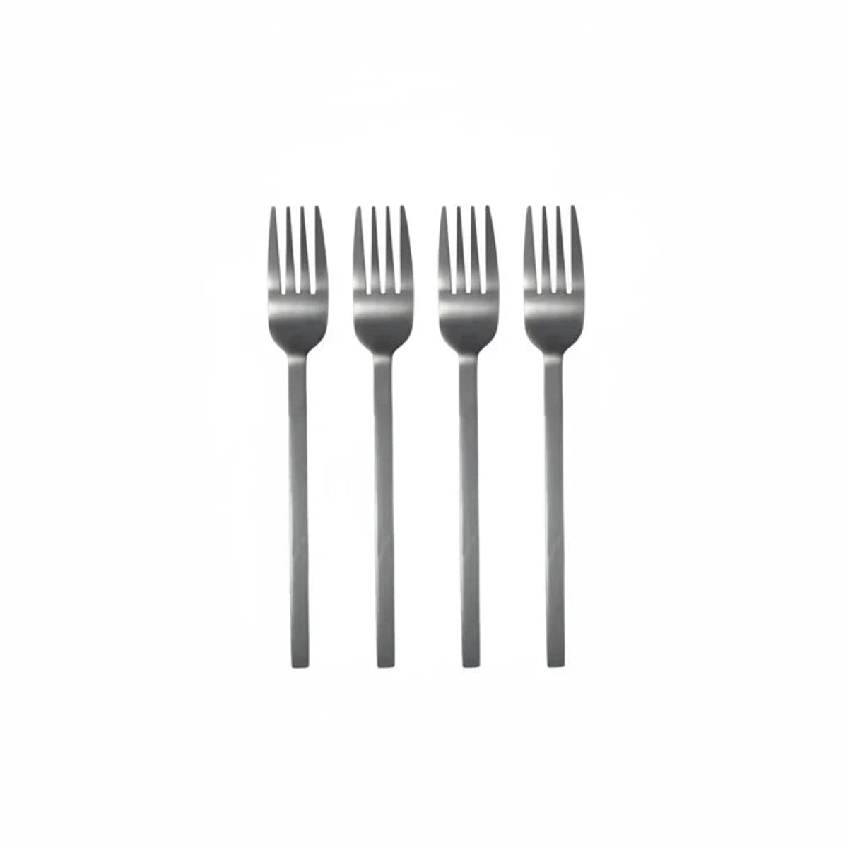 Leeff Vorkjes Charlot set-van-4 RVS zilver