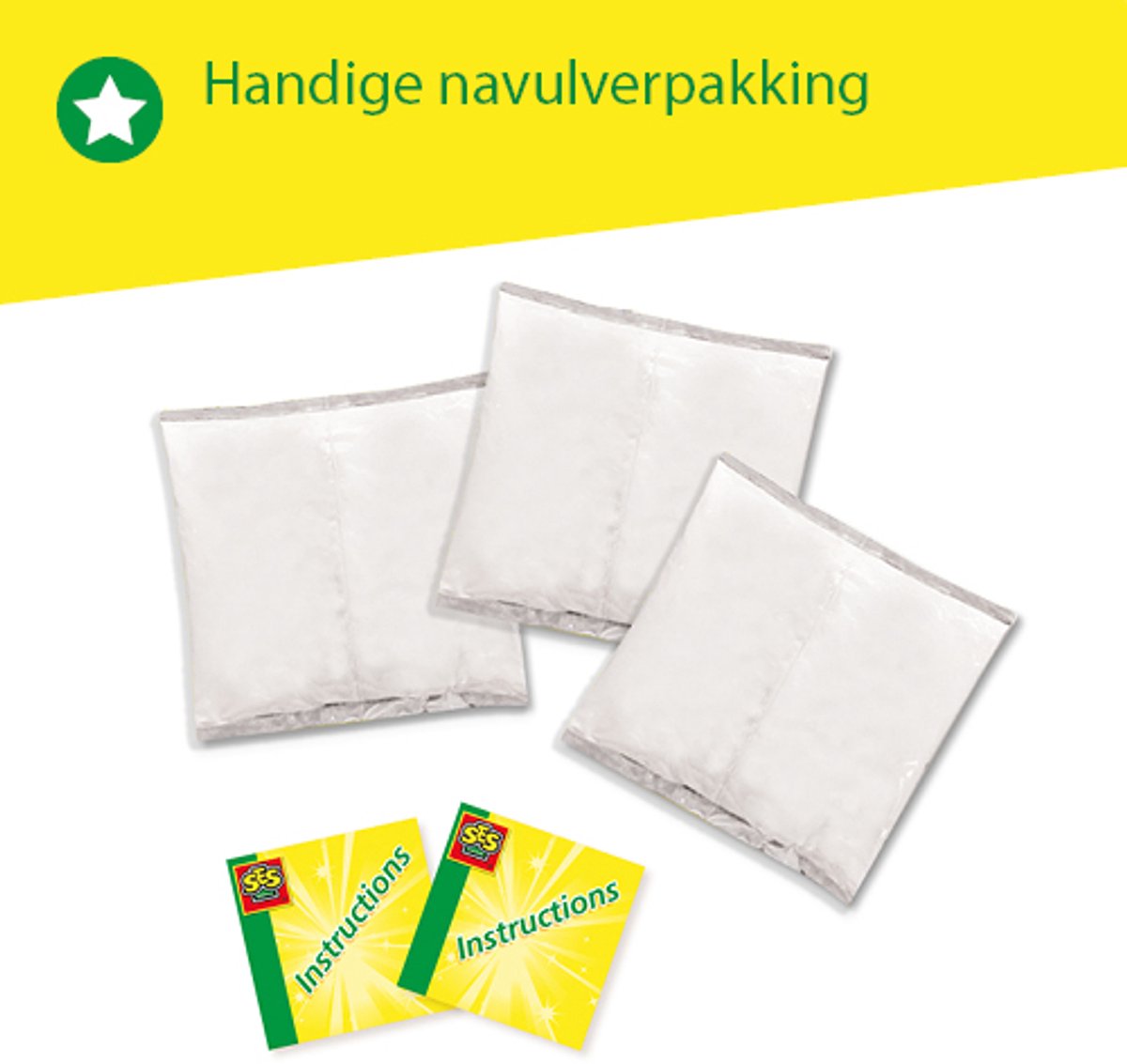 SES Creative - Gips - 900 gram - modelgips - sneldrogend - gieten en schilderen - navulling gips (3x 300 gram) — afbeelding 8