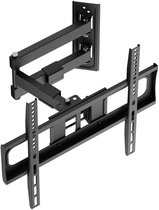 NANOOK draaibare tv-wandbeugel 32–65 inch | Solid+ Optimale kijkhoek | Kantelbaar 15° | VESA tot 400x400 | Draagkracht tot 35 kg | Geschikt voor alle gangbare tv’s | Incl. montagemateriaal