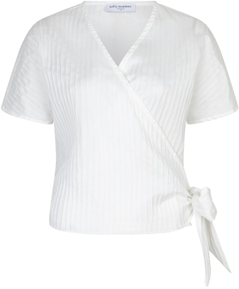 Lofty Manner Blouse Top Mircea Rd11 100 White Dames Maat - L