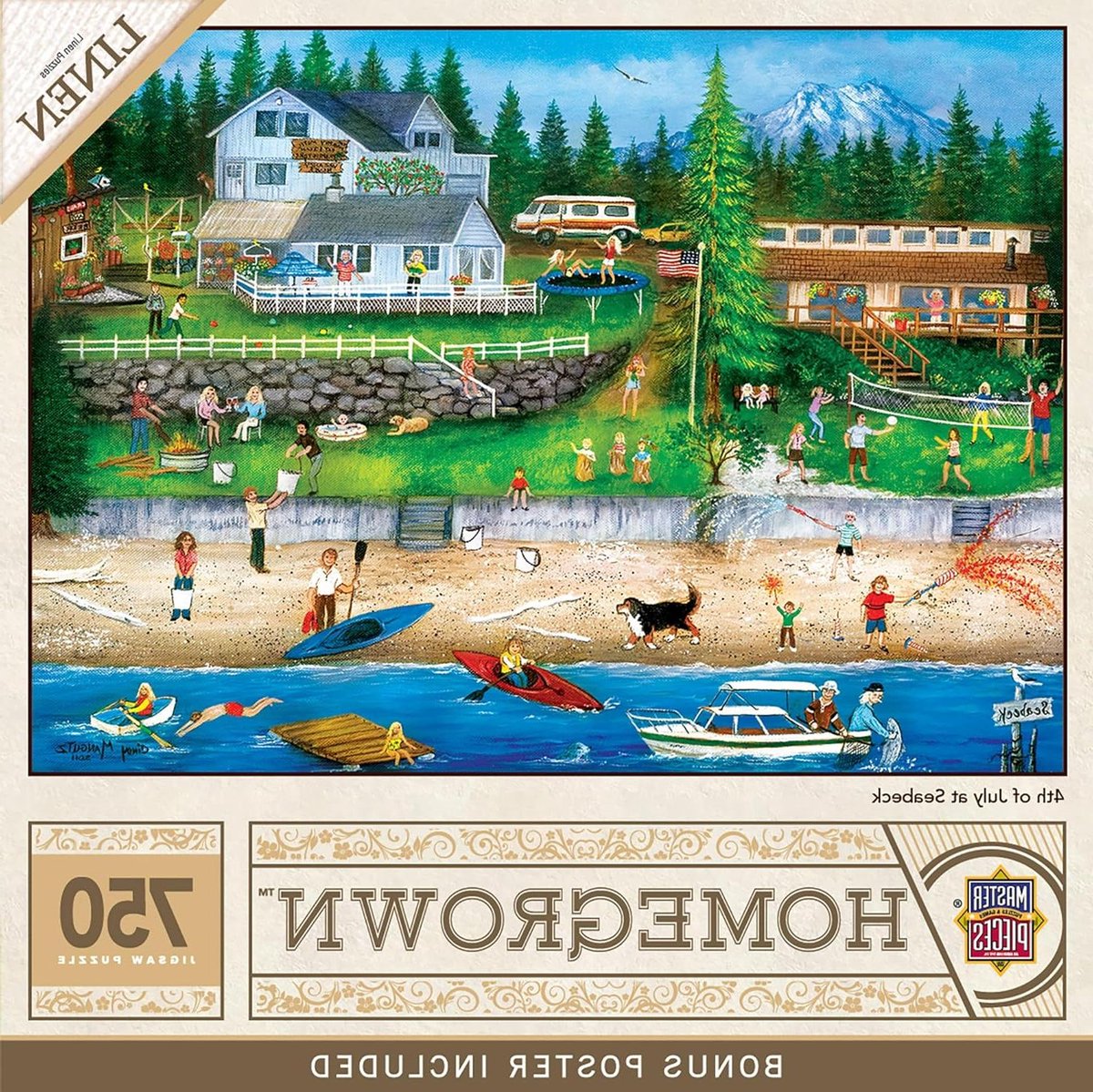 Legpuzzel 750 stukjes - Puzzel volwassenen familie - Ontspannen avond thuis - Willekeurig gesneden stukken