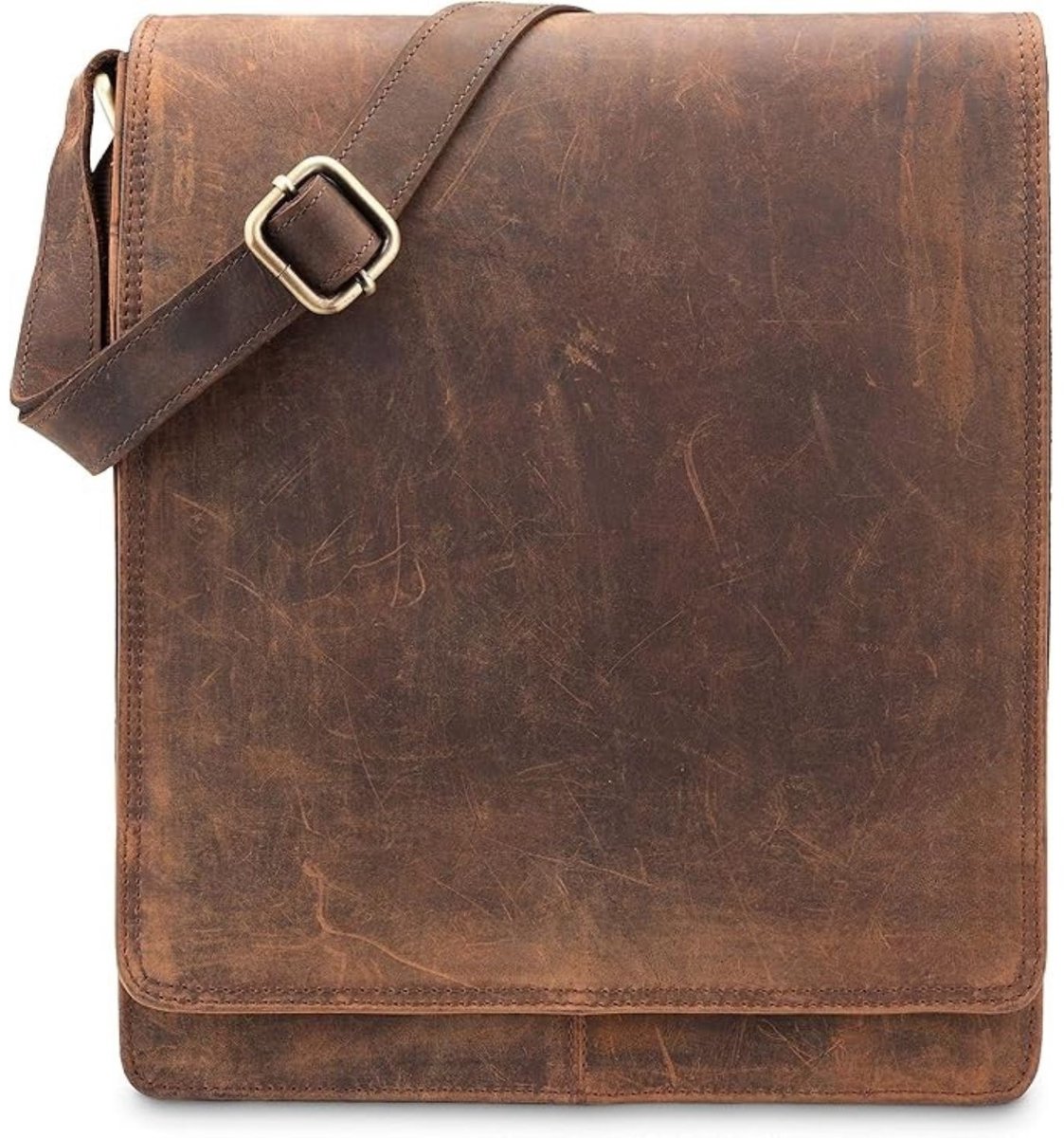 Leren Laptoptas - Laptoptas - Leren Tas - Luxe Leren Laptoptas - Werktas - Schoudertas - Business Tas - Leren Business Tas - 13 inch - Roodbruin - van Imperatoris