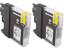 InktDL Huismerk geschikt voor Brother LC-980 XL inktcartridges - 2X Zwart - DCP/MFC - 145C - 165C - 195C - 365CN - 375CW - 250C - 255CW - 290C - J615W