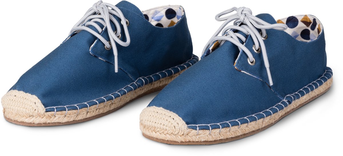 Kingdom of Wow – Espadrilles Heren Lace-Up | Sneaker Stijl | Handgemaakt