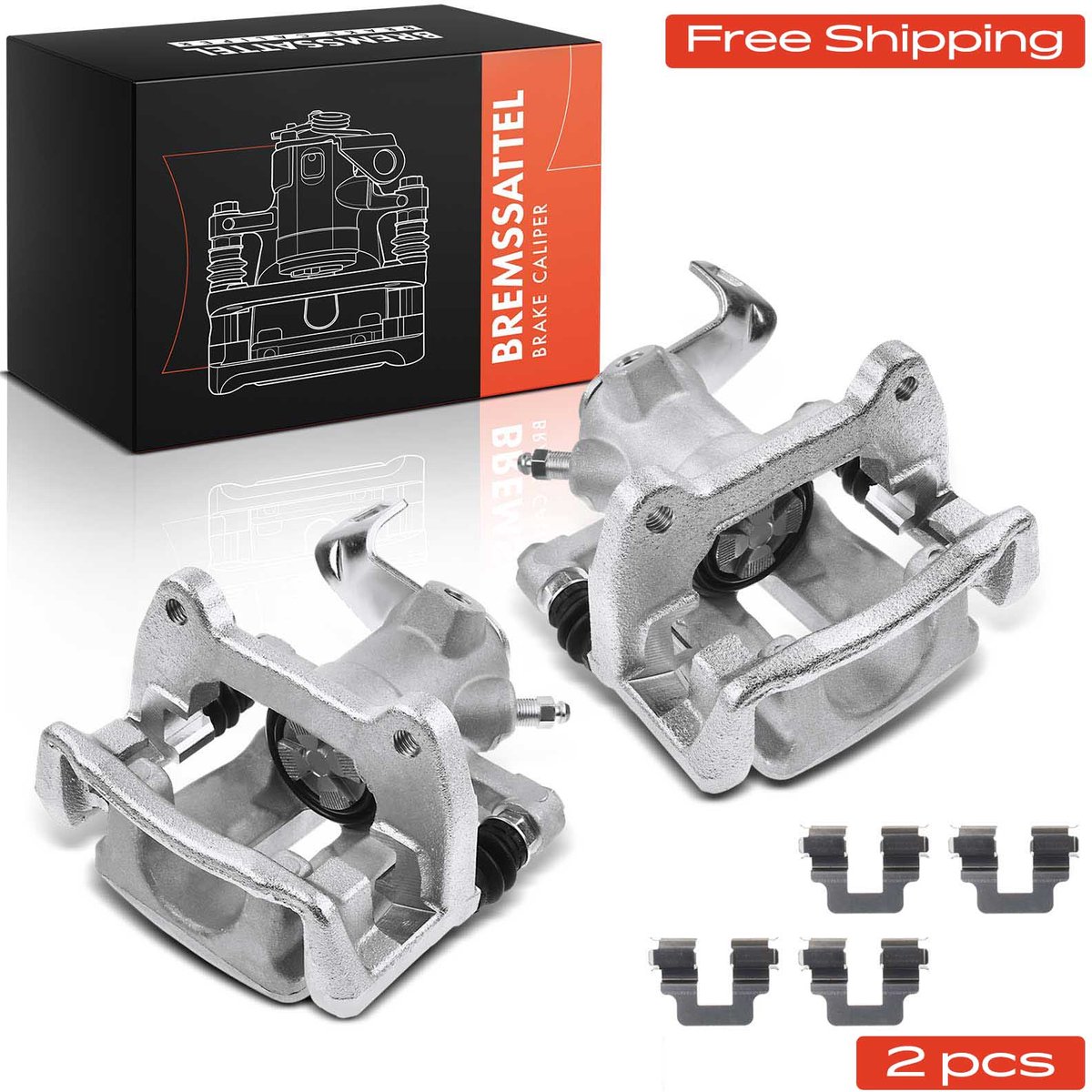 Frankberg 2x remklauw achteras voor MINI R56 R57 R55 R58 R59 2006-2015