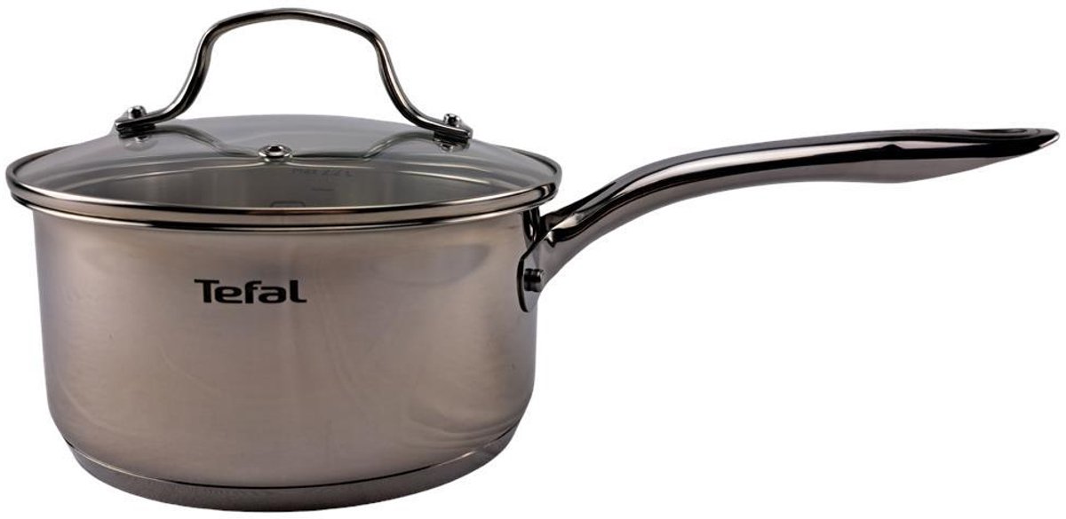 Tefal steelpan RVS 18cm inductie - duurzame pan 2,2L.