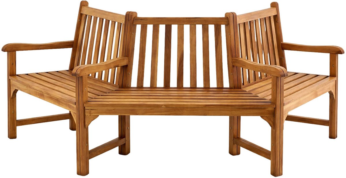 CLP Kenna Boombank - Tuinbankje - Massief teak - teak