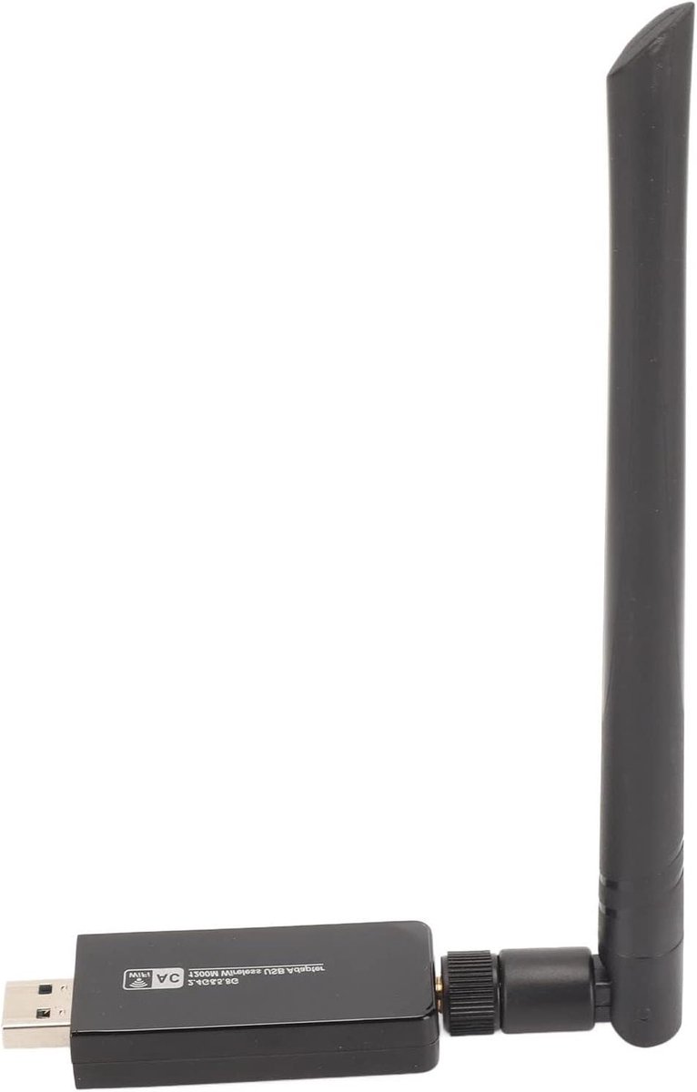 Draadloze Netwerkkaart - Wifi Adapter - Sneller Internet - Dual Band Technologie - USB 3.0 - Zwart