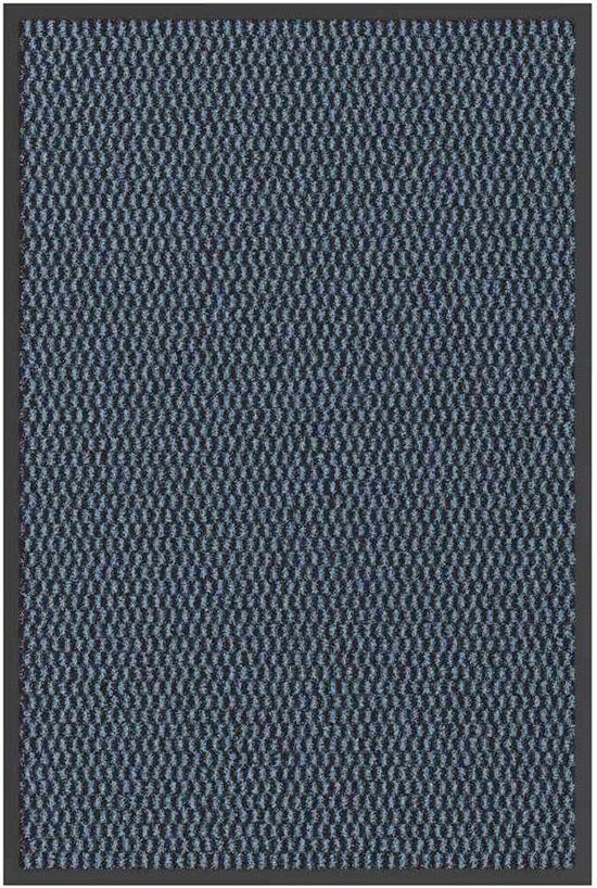 Floordirekt Power Brush Deurmat | vuilvangmat/schoenveger/voetmat voor binnen en buiten | PVC | testoordeel: zeer goed | vele kleuren en maten | 50 x 60 cm | zwart
