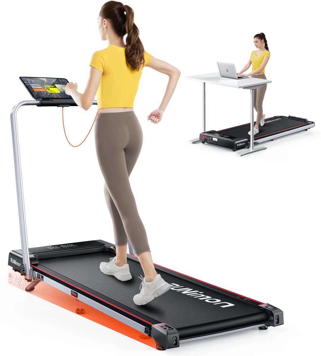 LeeuwenChoice® Loopband Opvouwbaar & Compact - Met LED Scherm - Tot 12 KM/U