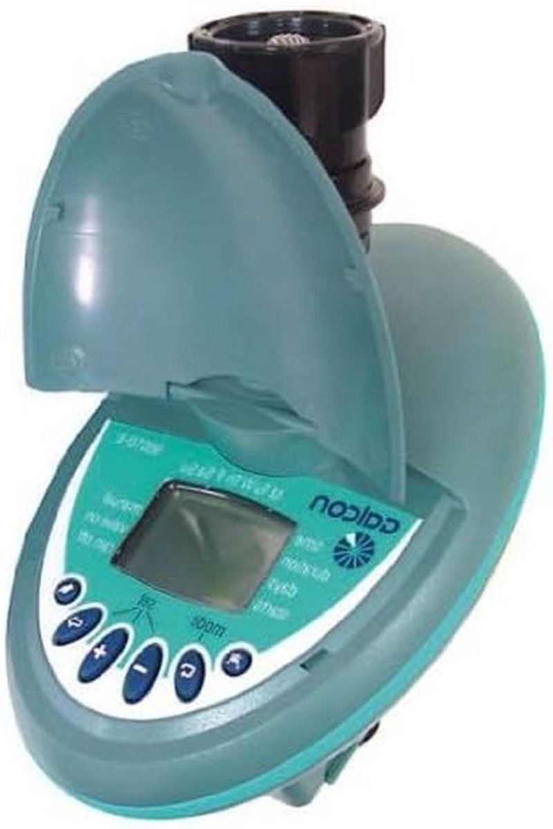 Irrigatie Timer - Kraantimer - Automatisch Besproeien - 4 Gietbeurten Per Dag - 3/4 Inch - Turkoois