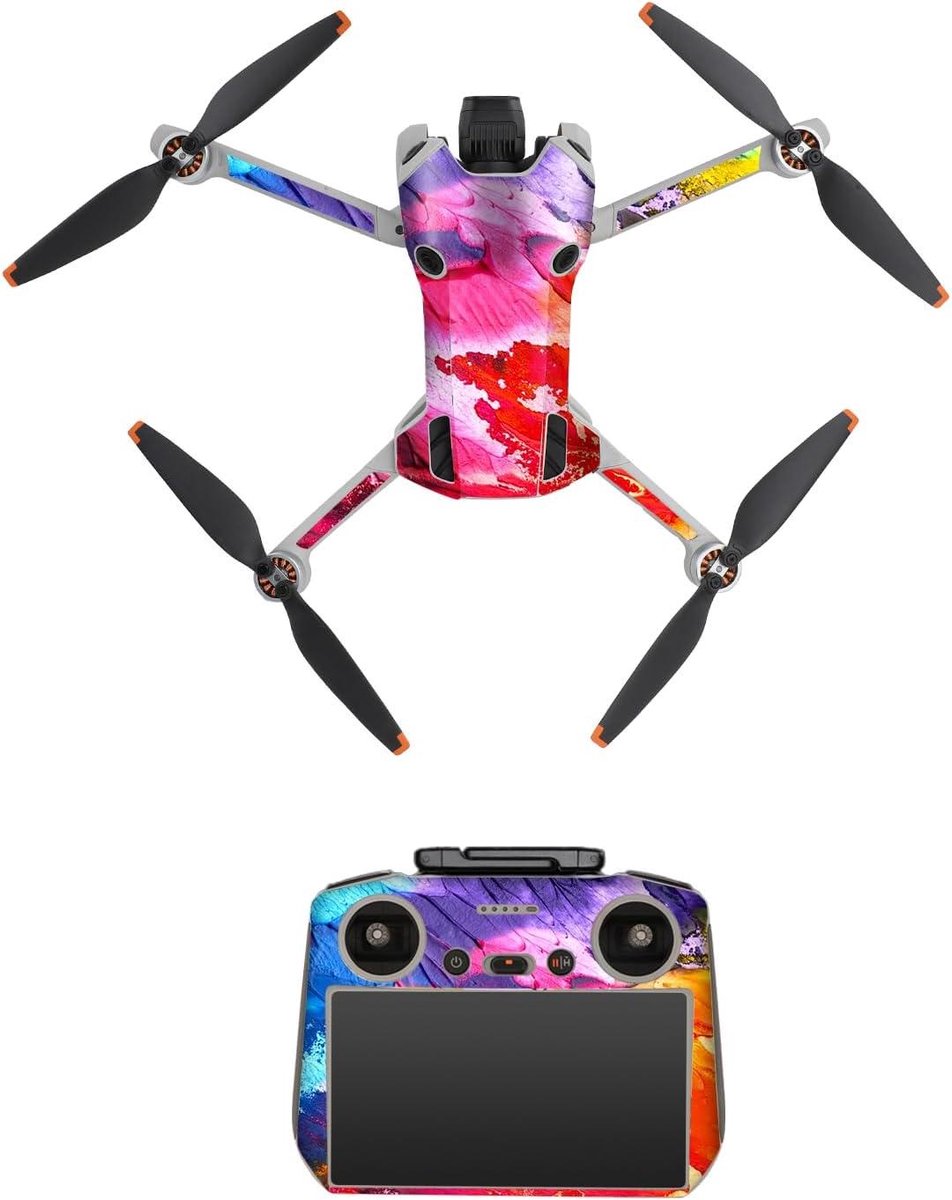 Drone Sticker Set - Drone Skin - Drone Beschermen - Krasbestendig PVC - 170x195x10mm - D
