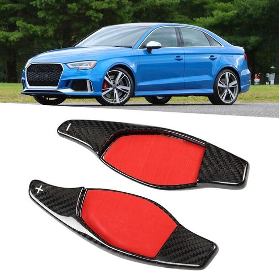 Yctze 2 stks Carbon Fiber Paddle Shifter Extension Voor RS3 van yctze — afbeelding 3