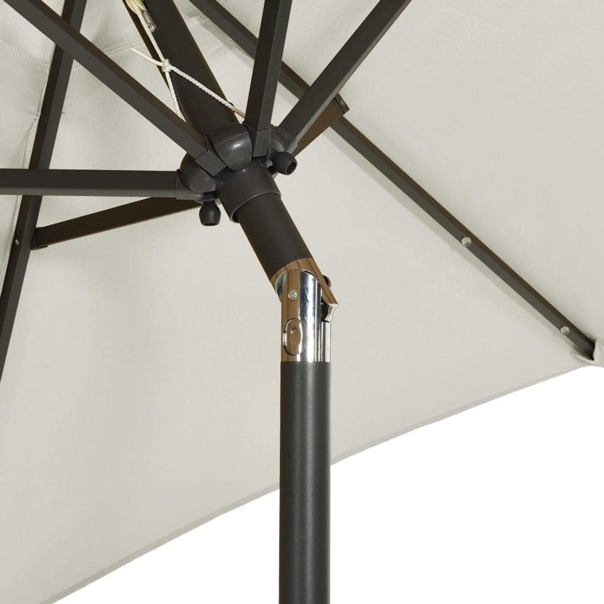 Parasol -Gartenschirm Bellavero Tropico 205x205x210 cm – Sonnenschirm, Marktschirm, Strandschirm, UV-Schutz, höhenverstellbar, kippsicher, wetterfest für Terrasse, Garten & Picknick – Bellavero