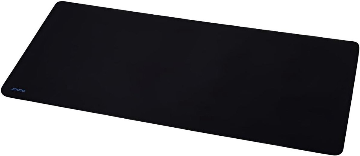 Grote Muismat - Bureau Onderlegger - Werk en Gaming - Antislip Rubberen Onderkant - 90x40x0.3cm - Zwart