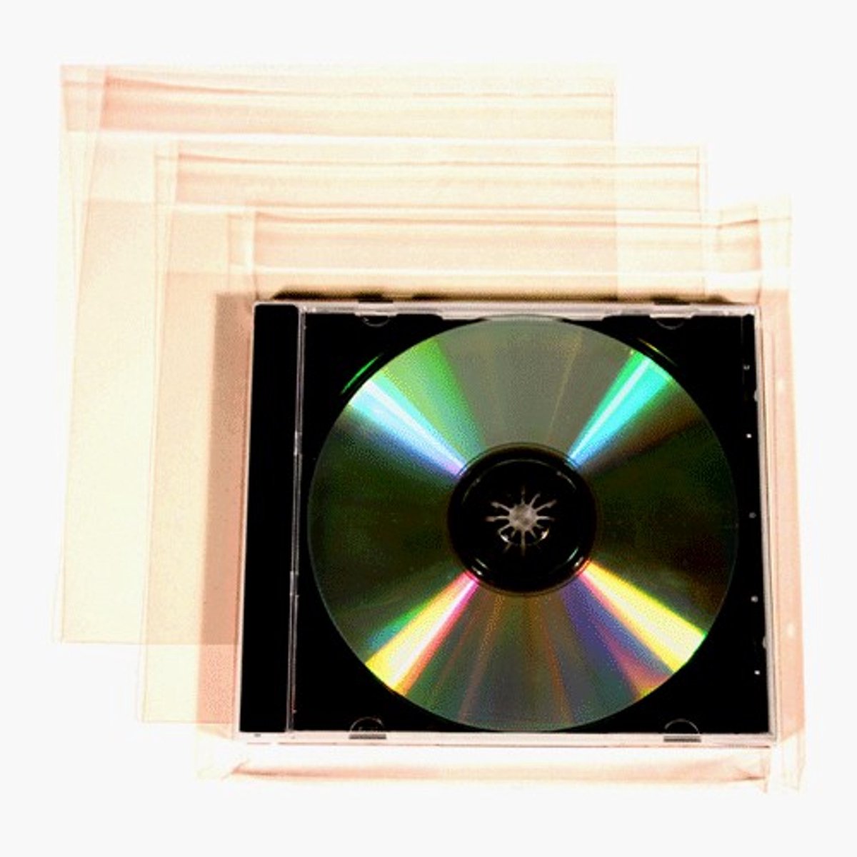 Beach CD Jewel Case Wraps Pack van 200 - Tartan Design voor Bescherming en Presentatie