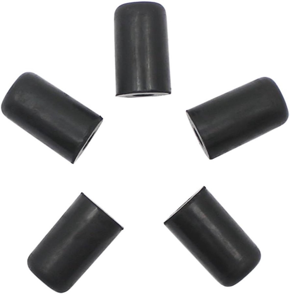 Cello Eindpin Beschermer - Rubberen Tips - Instrument Beschermen - Antislip Mat - Klein Formaat - Zwart