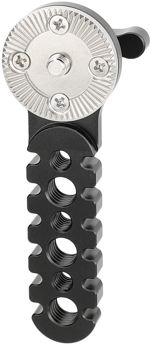 CAMVATE Rosette Extension Arm M6 Draad voor DSLR Camera Cage Rig - Zwart
