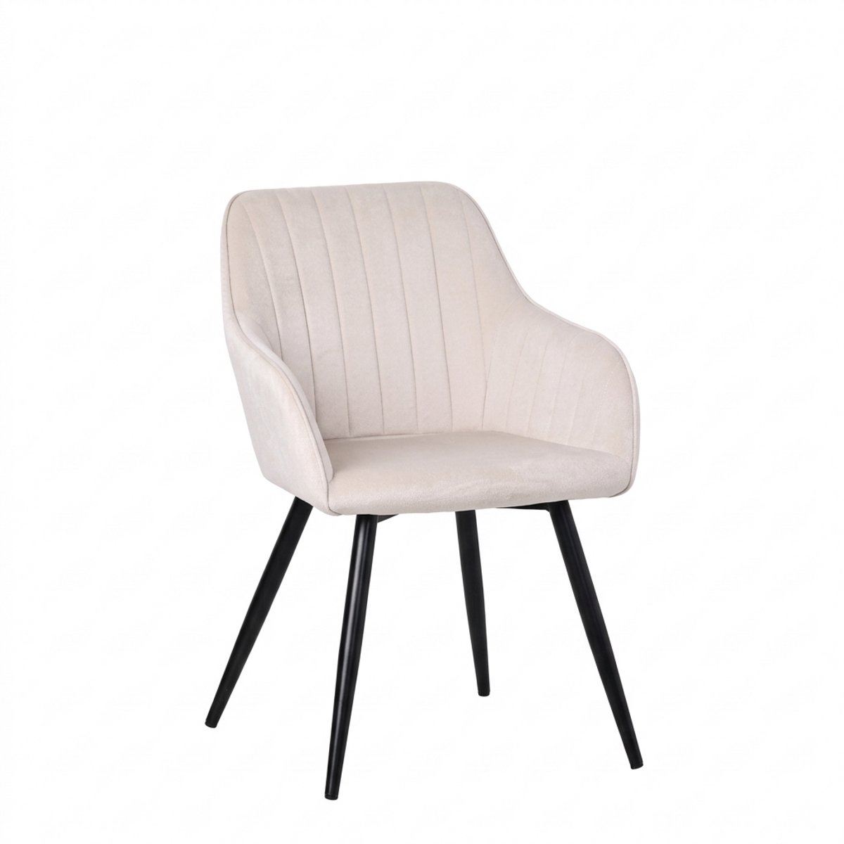 HOMAVO YZ5 Stoelenset – 2 stuks – Eetkamerstoelen met armleuningen – Fluweel stof – Modern & Comfortabel – 58x63x81 cm – Beschikbaar in meerdere kleuren