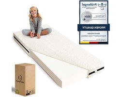 smartwood Kindermatras 80x150 9 cm - Matras voor Kinder - H2 schuimmatras met Oeko-TEX certificaat - Keerbaar - met wasbare anti-allergene hoes - SmartComfort | Gemaakt in de EU