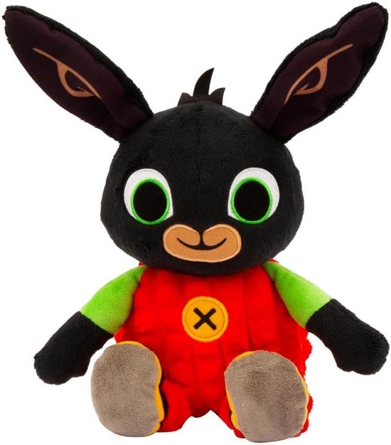 Pluche Bing Figuur - Knuffel Konijn - Spelen en Knuffelen - Gemaakt van Gerecycled Materiaal - 25 cm - Veelkleurig — afbeelding 3