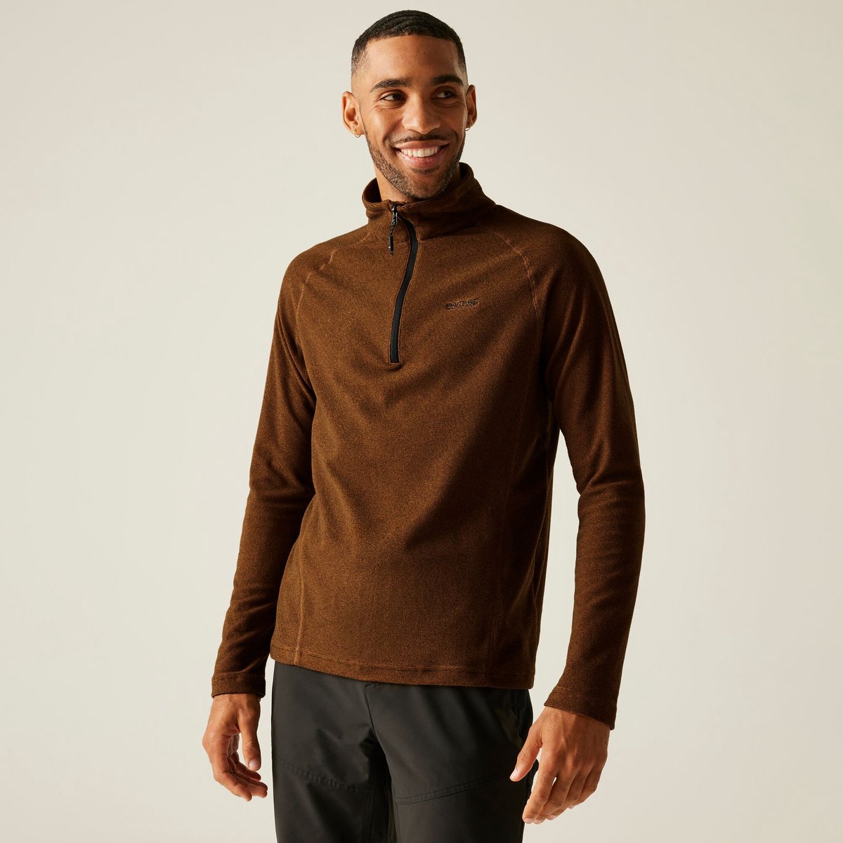Montes Fleece Heren Hiking Oranje