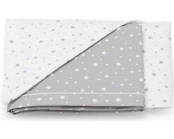 Italbaby 020.1007-004 bed linen 3-piece stars grey