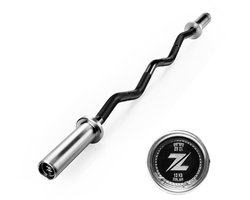 ZEUZ EZ Curlstang 10 kg – Halterstang voor Biceps & Triceps – Fitness & Krachttraining