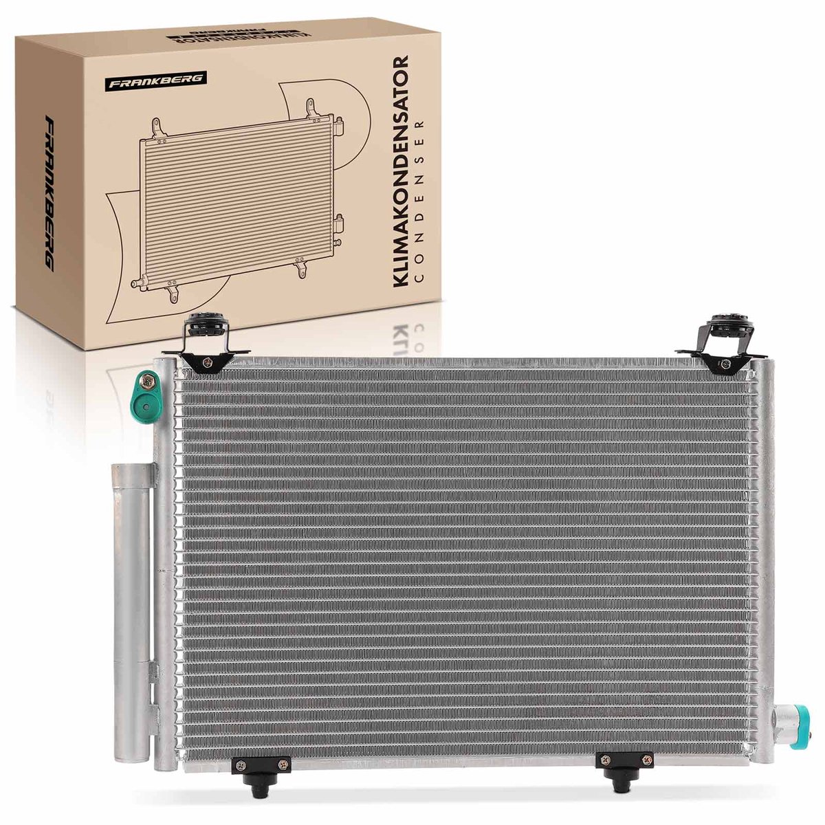 Frankberg 1x airco condenser voor Toyota Yaris Verso 1999-2005