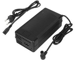 OUYLAF oplader elektrische step - 54,6V 2A - opladers elektrische fiets - oplader - Middellang kort - voor Hoverboard, E-Bike, Elektrische Scooter - Geschikt voor Xiaomi Mi 4 Pro 2e generatie/4 Ultra