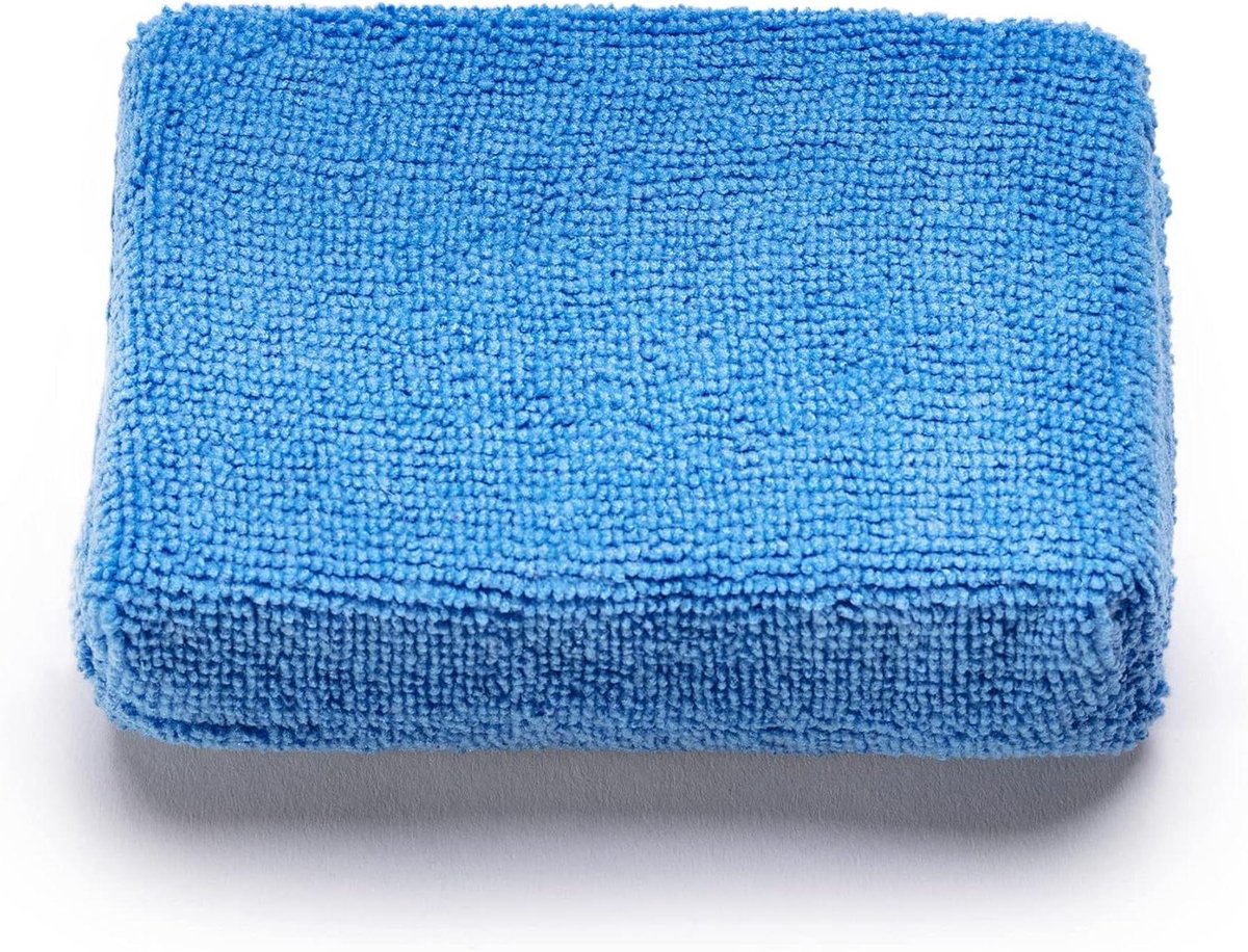 Microfiber Applicator Pad - Wax Applicator - Aanbrengen van Wax - Zachte Vezels - 12 x 9 x 4.5 cm