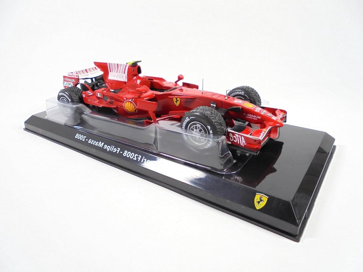 Modelauto Ferrari - Formule 1 auto - Verzamelen en display - Gedetailleerd spuitgietmodel - 1:24 schaal - Rood