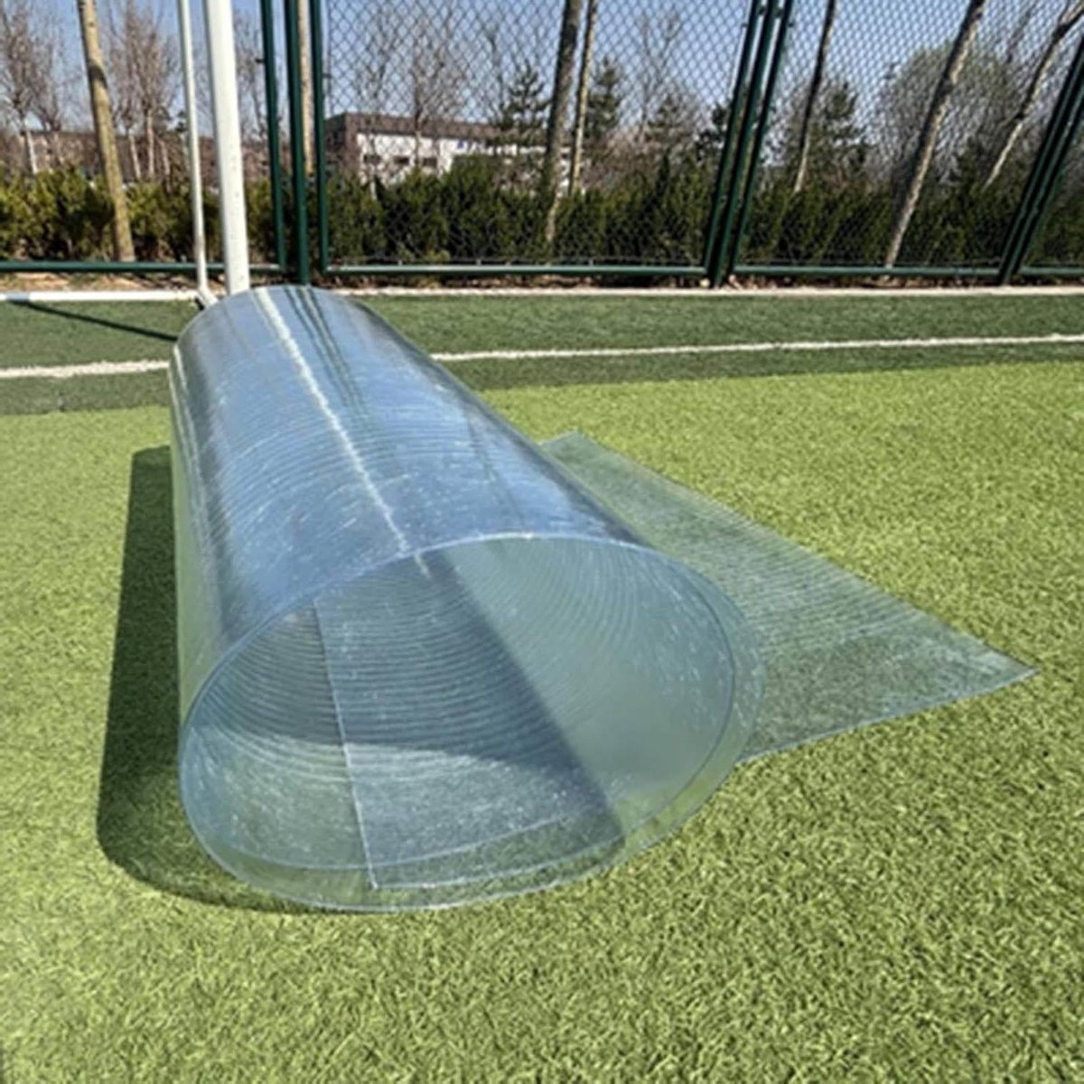 Polycarbonaat Dakplaat - Glasvezelpaneel Kas - Kas Verlichten - Slagvast Weerbestendig - 1x5m - Doorzichtig