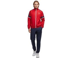 Sergio Tacchini | Heren Trainingspak | 2 Delig | Cryo Tracksuit | Blauw - Rood | Retro vibe | Sportief & Comfortabel | Regular Fit | Maat XL