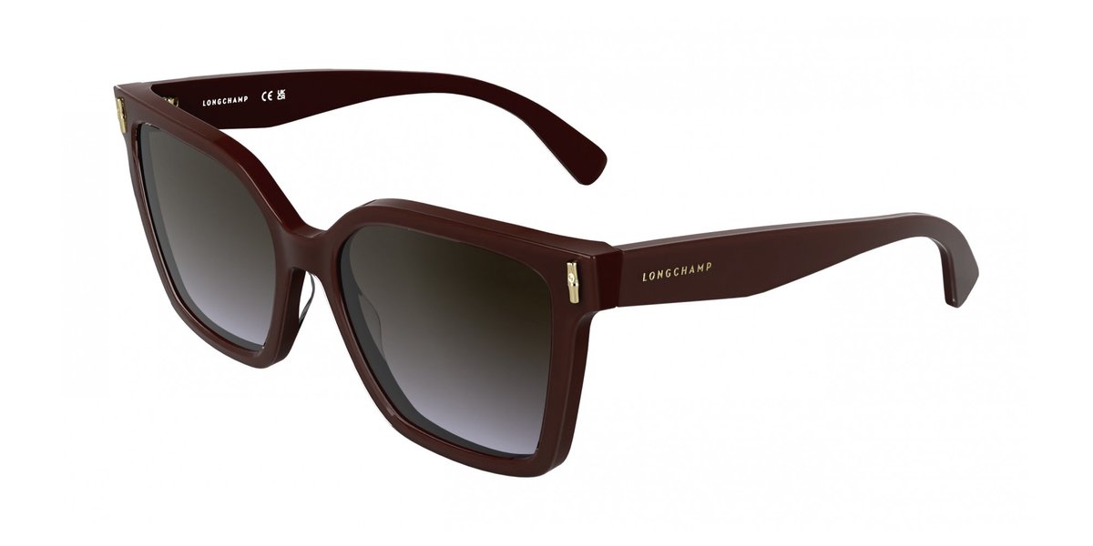 Longchamp LO802S Wine 55/18/140 WOMAN Zonnebrillen