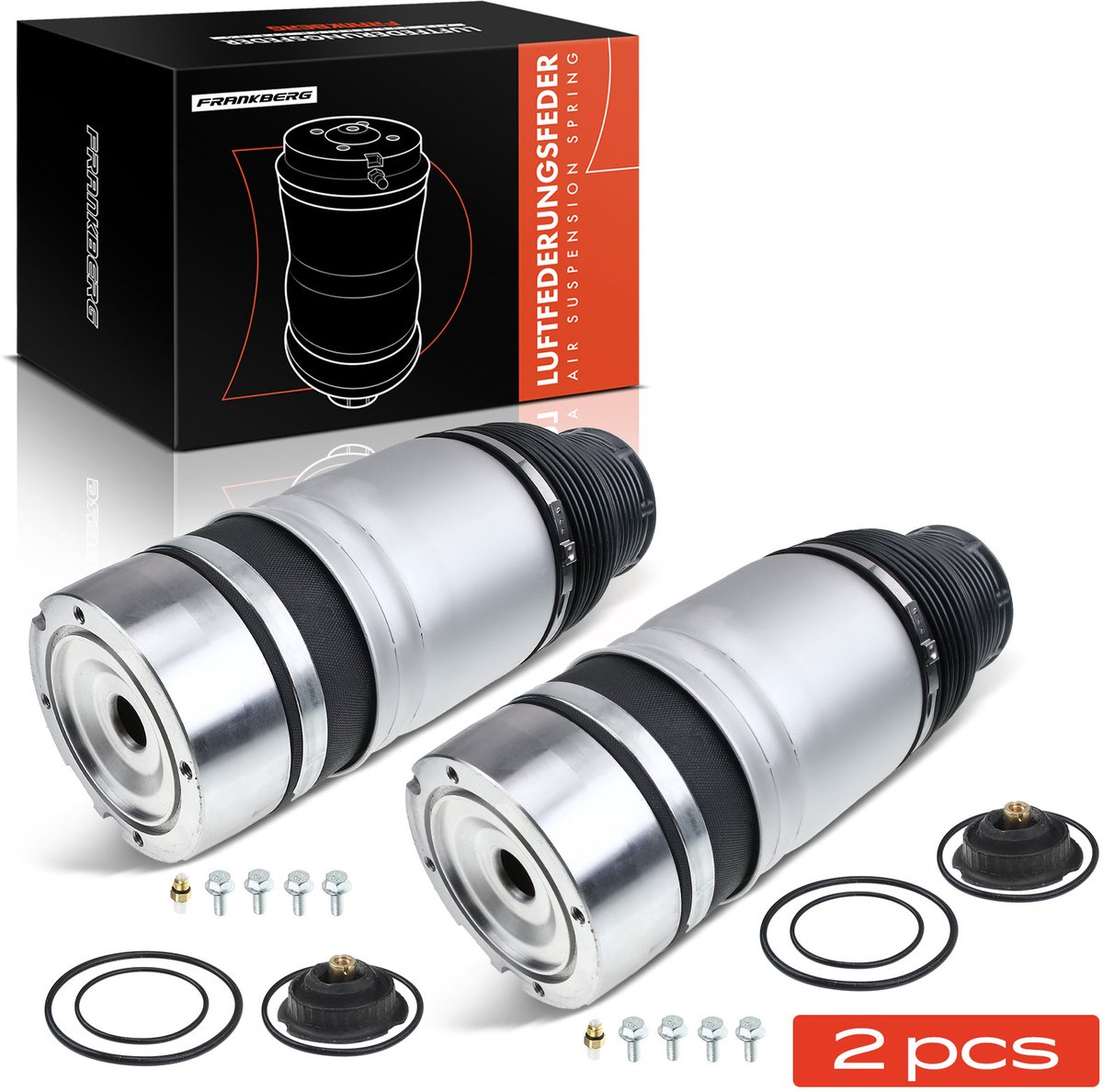 Frankberg 2x Luchtvering voor VW Touareg Audi Q7 4LB Porsche Cayenne