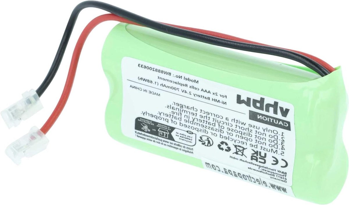 Universele Oplaadbare Batterij - Reserveaccu AAA Micro - Energievoorziening Apparaten - NiMH Celtype - 700 mAh 24 V - null