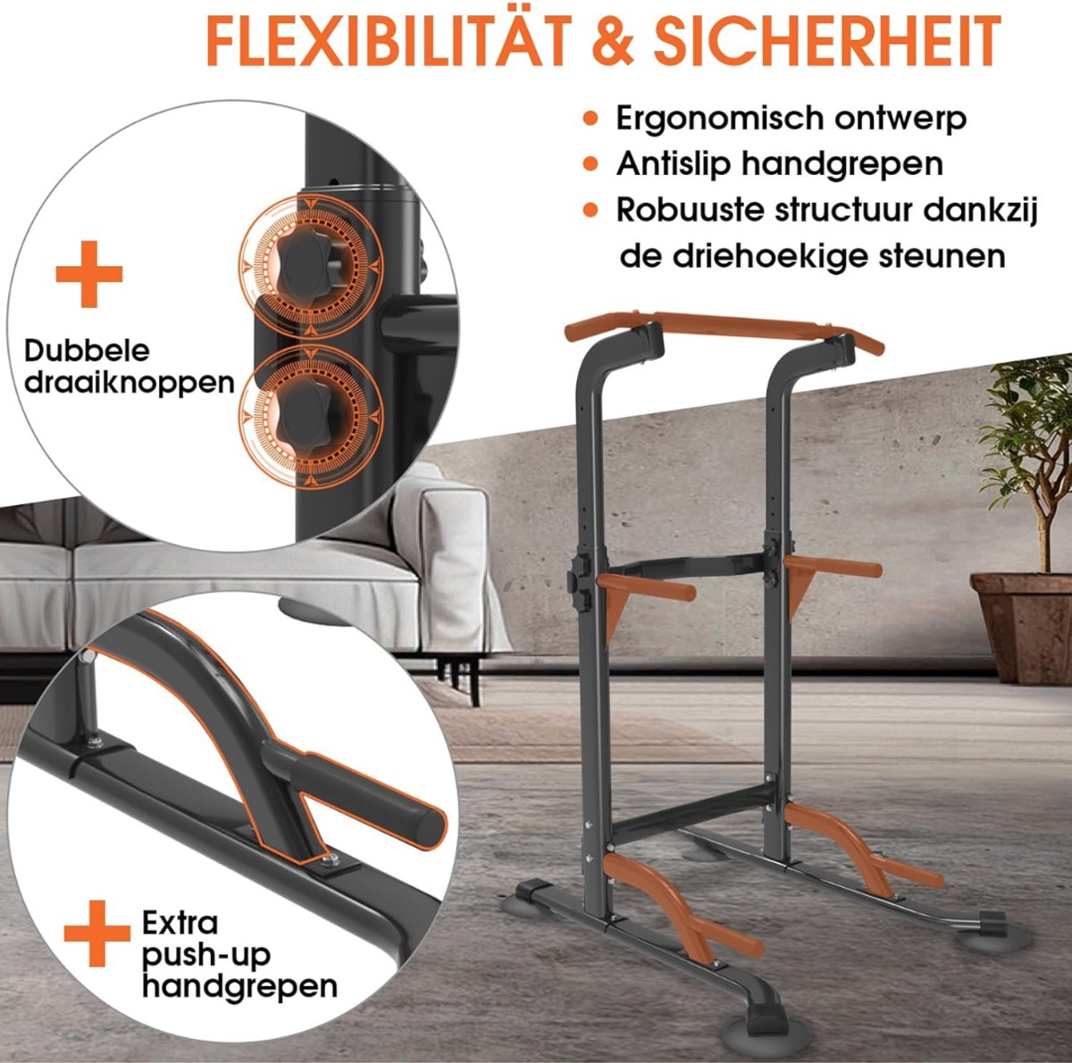 Quvo® Squat Rack - Squat Wedge - Power Rack - Zwart - 82cm x 75cm x 210 cm thumbnail 7