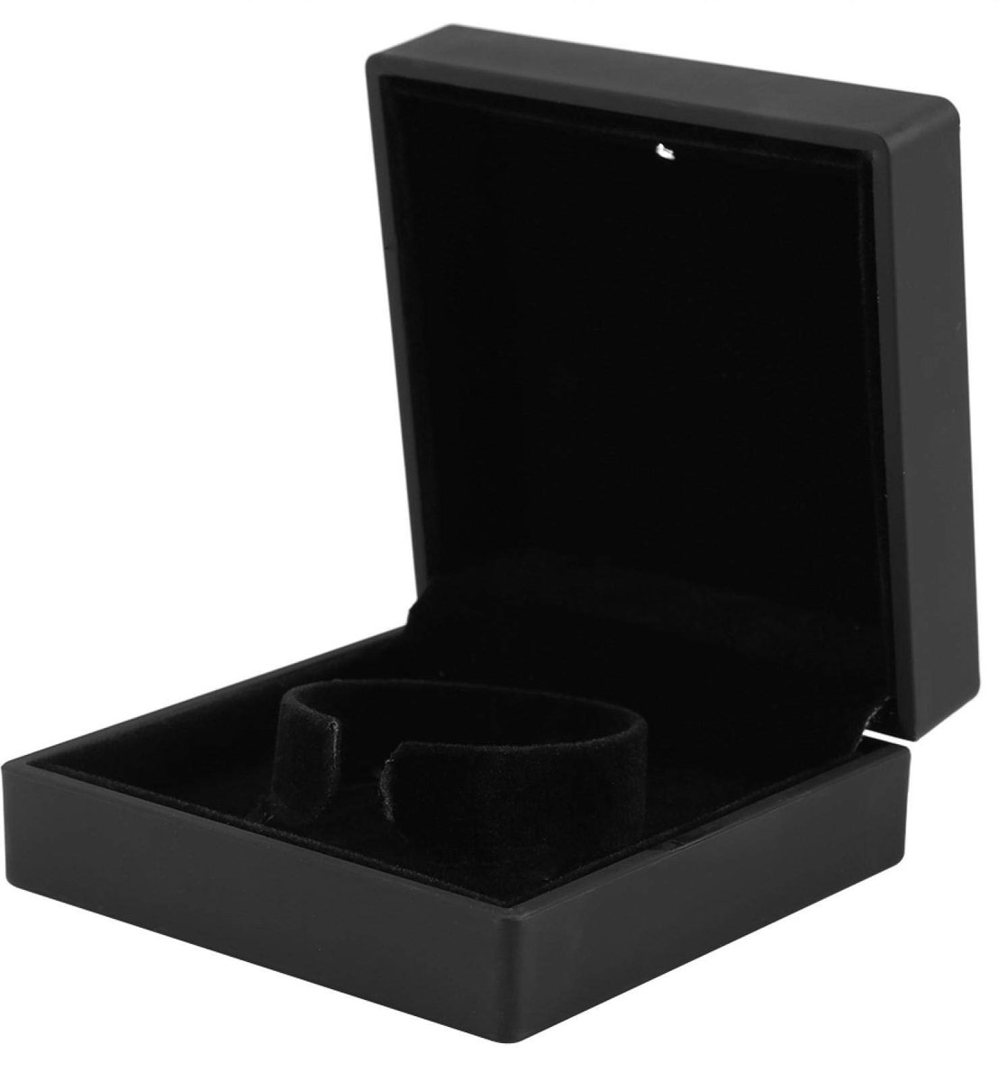 aladdien - Sieradenbox - LED Verlichte Sieradenopbergtas - Duurzaam - Kleur #3 - Voor Ringen, Oorbellen en Kettingen - Geschikt voor Vrouwen - Compa..