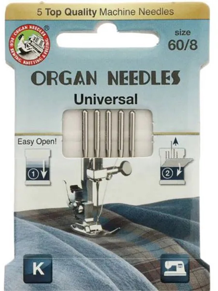 Organ needles 60/8