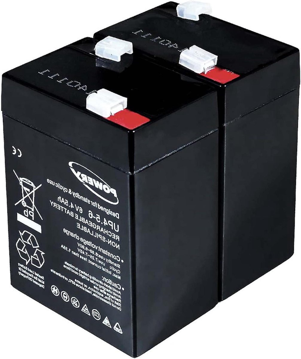 Lood Accu - Vervangende Batterij - Noodstroom Systemen - Onderhoudsvrij - 70mm x 47mm x 107mm - Zwart