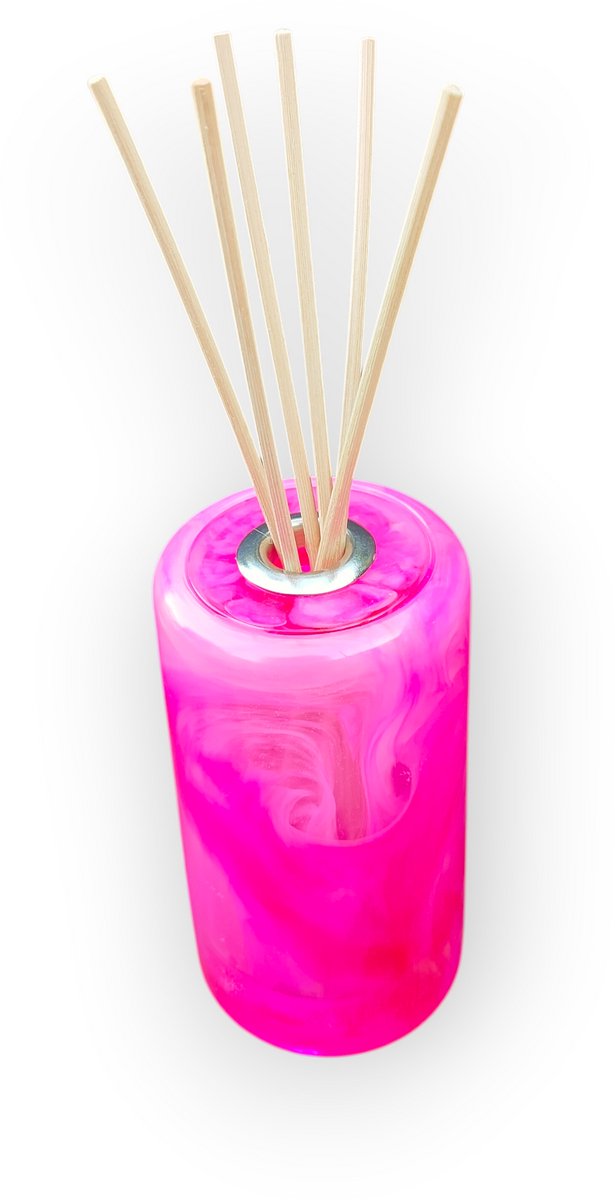 Resin Art JR: Geurstokjeshouder epoxy – handgemaakt – luxe diffuser houder – badkamer accessoires – woondecoratie – uniek design