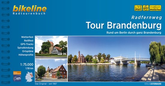 Radtourenbücher- Brandenburg Tour Radfernweg rund um Berlin durch ganz Brand