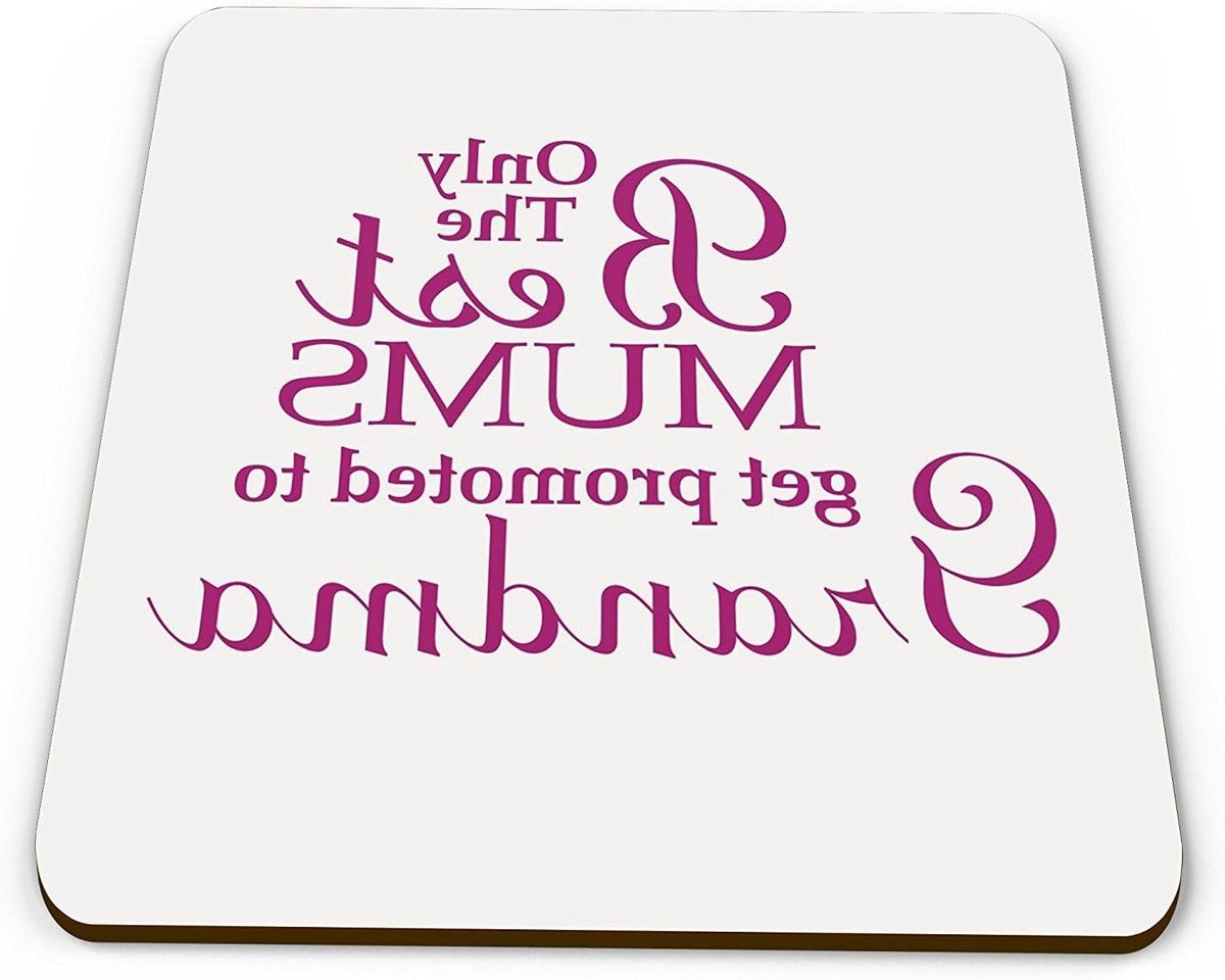 Mug Coaster - Onderzetter Mok - Beschermt Tafel - Hoge Kwaliteit MDF - 9x9 cm - Wit