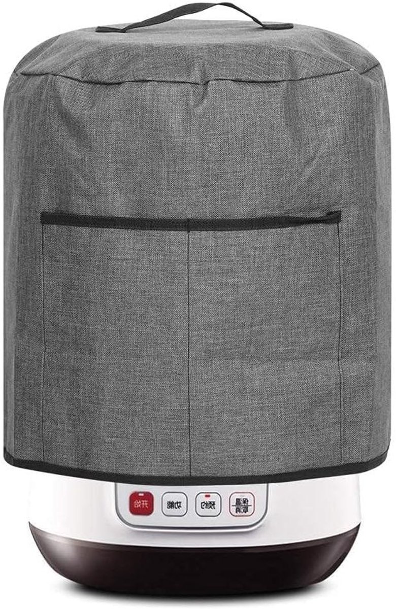 Snelkookpan Stofkap - Beschermhoes Tas - Keukenapparaten Beschermen - Met Opbergvak en Handvat - 15 x 15.2 inch - Zwart